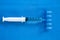 Mesotherapy syringe ready for use