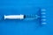 Mesotherapy syringe ready for use