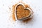 Mesquite BBQ Rub in a Heart Shape