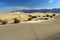 Mesquite Flat Sand Dunes, Death Valley National Park, Footprints in Morning Light, California, USA