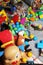 Mess made of toys in a children\'s room