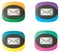 Message dual-color icons