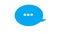 Message icon flat. text message icon, speech bubble symbol. Modern, simple flat app illustration