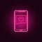 message from a loved one icon. Elements of Valentine in neon style icons. Simple icon for websites, web design, mobile app, info
