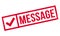 Message rubber stamp