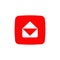 Message sender app icon logo design
