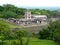 Messico Chiapas, Palenque, Panoramic view of the temple