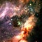 Messier 17 Nebula Enhanced Universe Image Elements From NASA / ESO | Galaxy Background Wallpaper