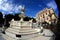 Messina Duomo Cathedral with astronomical clock and fountain of Orion