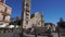 MESSINA, ITALY - NOVEMBER 06, 2018 - Messina Duomo Cathedral with astronomical clock and fountain of Orion in 4k