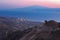 Messina strait after sunset