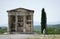 Messini, Peloponnese, Greece, 22 July 2018, The Mausoleum of the Saithidae family in the ancient archaeological site of Messini