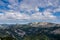 Messnerin - A panoramic view on the alpine mountain chains in Austria, Hochschwab region