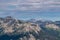 Messnerin - A panoramic view on the alpine mountain chains in Austria, Hochschwab region