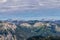 Messnerin - A panoramic view on the alpine mountain chains in Austria, Hochschwab region