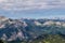 Messnerin - A panoramic view on the alpine mountain chains in Austria, Hochschwab region