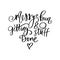 Messy bun and getting stuff done - Handwritten lettering quote, slogan or saying about hairstyle.