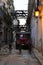 Messy havana street with old truck