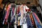 Messy Women\'s Closet Filled with Colorful Clothes
