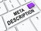 Meta Description Website Seo Source 3d Rendering