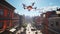 Meta World Exploration: Drone\\\'s Aerial Flight