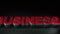 Metal 3d Business text with reflection