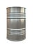 Metal barrel isolated