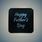 Metal Black Blank Icon Fathers Day Lettering