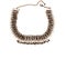 Metal brown necklace