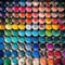 metal cans paint rack pattern rainbow colorful poster background wall art.