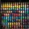 metal cans paint rack pattern rainbow colorful poster background wall art