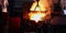 Metal cast process in blast furnace in metallurgical plant or factory. Liquid iron molten metal pouring in container