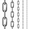 Metal chain seamless pattern, metallic industrial ornament