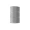 Metal chemical barrel container realistic mockup vector illustration isolated.