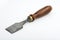 Metal chisel with wood handle