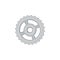 Metal cogwheel icon, settings and function gear