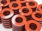 Metal coil spring for mold and die