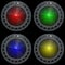 Metal color buttons texture