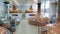 Metal and copper canisters in a distillery unit