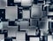 Metal cubes background