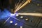 Metal cutting. Technological process of cutting sheet metal with a plasma cutting machine.