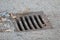 Metal drain grate