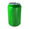 Metal Drinks Can in Green