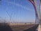 Metal engineering design of pipe arch bugrinskij bridge in the sky in Novosibirsk