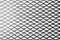 Metal expanded lath on white background