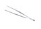 Metal eyebrow tweezers isolated