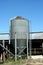 Metal feed silo