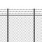 Metal fence with barbed wire. Fortification, secured property, separation concept. Steel construction for danger areas