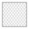 Metal fence wire mesh isolated on white background, net fence silver steel, mesh silver object illustration, iron barbed wire