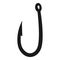 Metal fishing hook icon, simple style